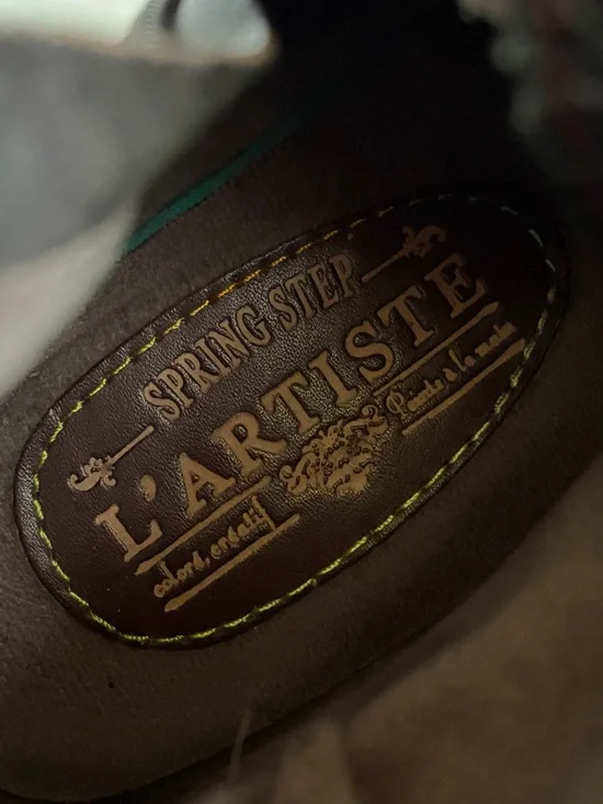 L'ATISTE Multicolor Embossed Lace-Up Combat Booties - Picture 6 of 12